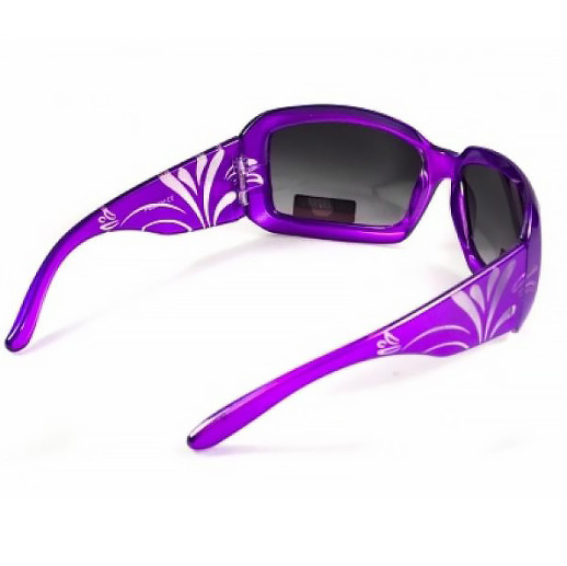 Окуляри Global Vision Passion Purple (gradient smoke) чорні з градієнтом у фіолетовій оправі