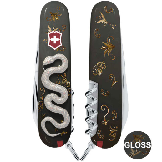 Складаний ніж Victorinox SPARTAN ZODIAC 3D Розкішна змія 1.3603.3.Z4210hk