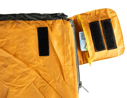 Спальний мішок Tramp Airy Light ковдра правий жовто /сірий 190/80 TRS-056R