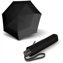Парасолька Knirps T. 050 Black хутро /складаний /7спіц /D89x25см