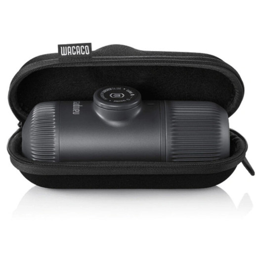 Набір Wacaco Nanopresso: кавоварка, адаптер для капсул та рушники бариста