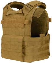 Жилет тактичний Condor Modular Operator Plate Carrier з кишенями під м'які бічні пластини койот