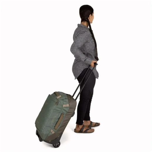 Сумка на колесах Osprey Transporter Wheeled Duffel 40 pine leaf/earl grey - O/S - темно-зелений