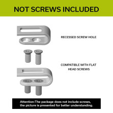 Кліпси кишенькові титанові 2 штуки Civivi без гвинтів T002A