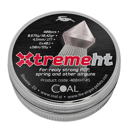 Кулі Coal Xtreme HT, 4,5 мм, 0,675 г, 400шт/уп