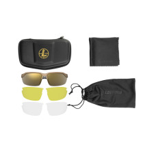 Окуляри тактичні Leupold Tracer з оправою пісочного кольору та бронзовими лінзами