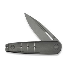 Ніж складаний туристичний Weknife Hull (9.9 см) Bohler M390 / Titanium сірий