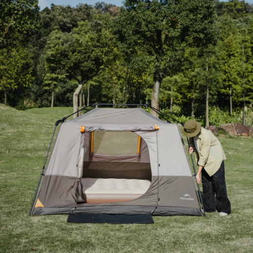 Намет чотиримісний Naturehike Cape Series 5.2 CNK2450WS037, сіро-коричневий