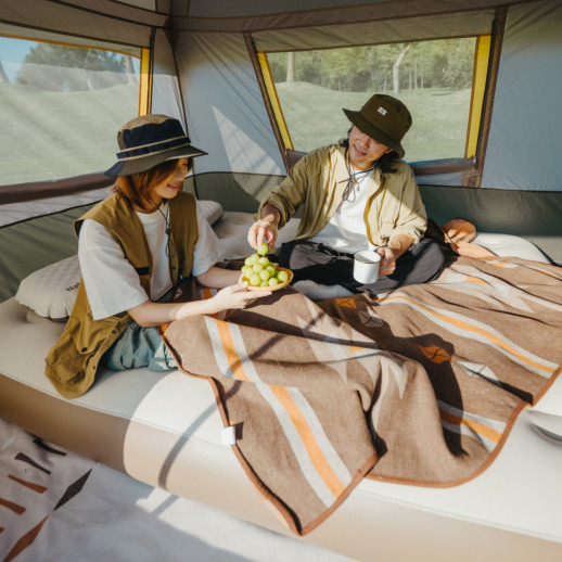 Намет чотиримісний Naturehike Cape Series 5.2 CNK2450WS037, сіро-коричневий