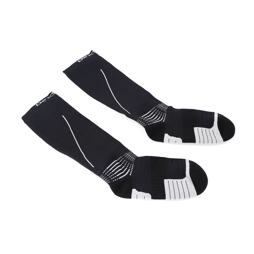 Водонепроникні шкарпетки Dexshell Mudder, чорні з сірими смужками M