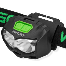 Ліхтар налобний Winso PRO 500Lm, 2x5W CREE XTG, 1200mAh/3xAAA, Sensor White/Red