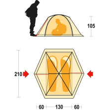 Намет Ferrino Phantom 2 (8000) червоний