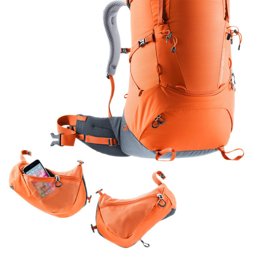 Рюкзак DEUTER Aircontact Core 55+10 SL колір 9409 paprika-graphite