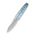 Ніж складаний туристичний Weknife Hull (9.9 см) Bohler M390 / Titanium синій
