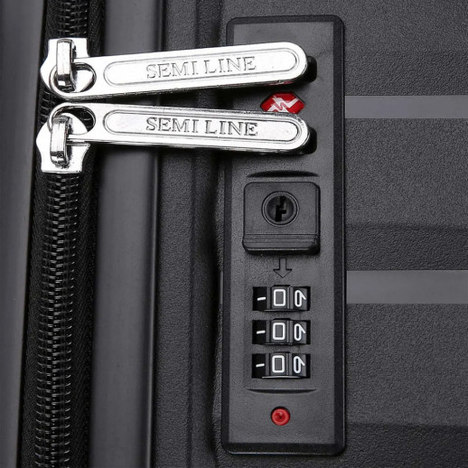 Валіза Semi Line 20" (S) Black (T5794-1)