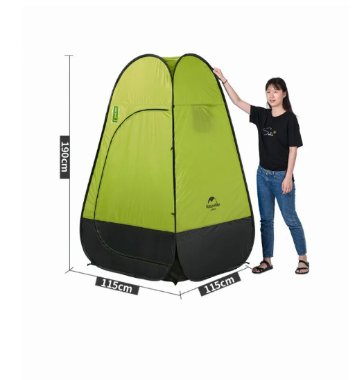 Намет-душ Naturehike Utility Tent 210T поліестер NH17Z002-p atrovirens