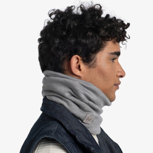 Шарф-труба Buff Heavyweight Merino Wool solid Light Grey