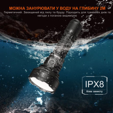 Ліхтар Wurkkos TD01C USB-C fast charging 1800lm, чорний