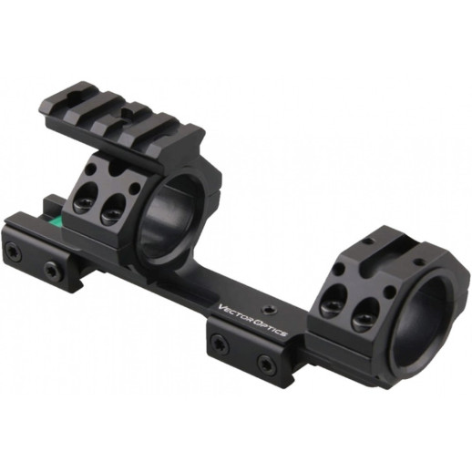 Моноблок Vector Optics 30 мм з бульбашковим рівнем на ластівчин хвіст і планкою Пікатіні зверху