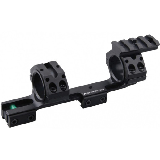 Моноблок Vector Optics 30 мм з бульбашковим рівнем на ластівчин хвіст і планкою Пікатіні зверху