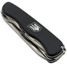 NOMAD UKRAINE 111мм/11функ/чорн.мат /lock/штоп /Герб.біл.