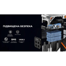 Зарядна станція Litheli 1800 Вт, 1069 Вт·год, LiFePO4, + 2 Power Bank (U20EH17-0U200)