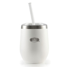 Термогорнятко з трубочкою GSI Outdoors Glacier Stainless Vacuum 12 fl.oz.Tumbler (біле)