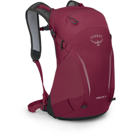Рюкзак Osprey Hikelite 18 chameleon/black - O/S - бордовий