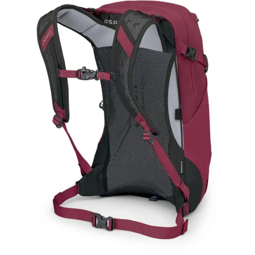 Рюкзак Osprey Hikelite 18 chameleon/black - O/S - бордовий