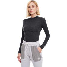 Термофутболка жіноча Turbat Retezat Body Wmn caviar - XXL - чорний