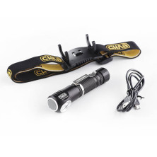 Ліхтар ручний/налобний СИЛА Ом 700 Лм (18650 Li-ion 2200 мАг)