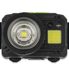 Ліхтар налобний Winso PRO 550Lm, 3W CREE XPG + COB, 1200mAh/3xAAA, Zoom, Sensor White/Red