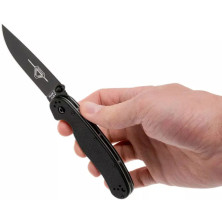 Ніж Ontario Knife RAT II Folder black AUS-8 BB Black