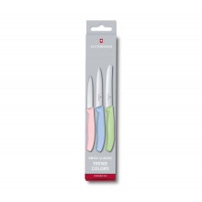 Набор Victorinox Swiss Classic Trend Colors Paring Knife Set из 3-х ножей (6.7116.34L3)