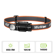 Ліхтар налобний Wurkkos HD12 Rechargeable USB-C з червоним світлом