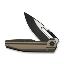 Ніж складаний туристичний Weknife Reveille (9.7 см) Bohler M390 / Titanium бронзовий
