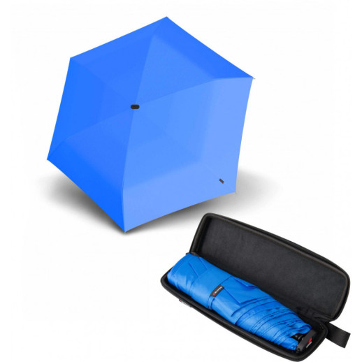 Парасоля Knirps X4U Neon Blue Мех / Складана / 6спиць / D90x21см з EVA чохлом
