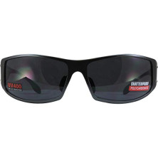 Окуляри Global Vision BAD-ASS 2 GunMetal (gray) чорні в металевій оправі