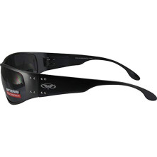 Окуляри Global Vision BAD-ASS 2 GunMetal (gray) чорні в металевій оправі