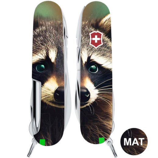Складаний ніж Victorinox DELUXE TINKER ANIMAL Єнот