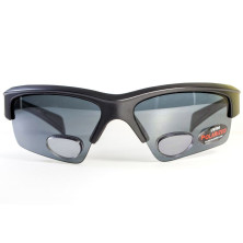 Окуляри BluWater Bifocal - 2 (1.5) Polarized (gray) чорна біфокальна лінза з діоптріями