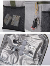 Ізотермічна сумка Naturehike S 31*17*18 см light grey (NH17B001-B)