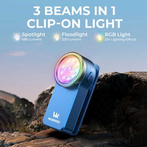 Ліхтар Wurkkos HD03 680lm, Built-in polymer lithium-ion battery(600mAh/3.7V)