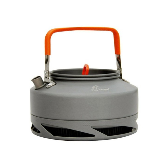 Чайник з теплообмінником Fire-Maple FMC-XT1 0.9 л Оранжевая ручка