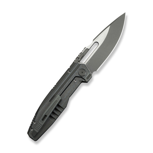 Ніж складаний туристичний Weknife Reveille (9.7 см) Bohler M390 / Titanium оливково-сірий