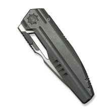 Ніж складаний туристичний Weknife Reveille (9.7 см) Bohler M390 / Titanium оливково-сірий