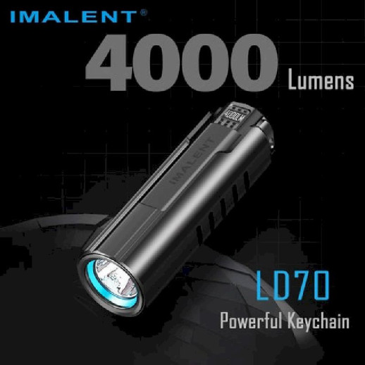 Ліхтар ручний надпотужний Imalent LD70, темно-блакитний (4000 лм)