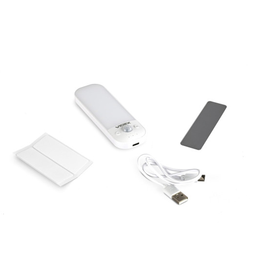Світильник акумуляторний з датчиком руху VIDEX VL-NL014W-S