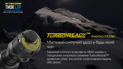 Ліхтар Nitecore TM9K LTP (CREE XP-L2 HD LEDs, 9800 люмен)