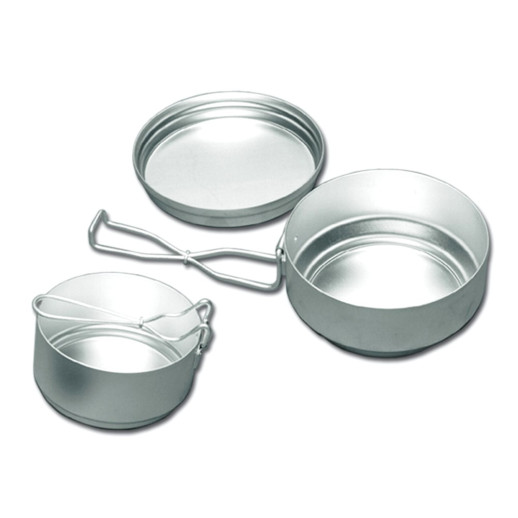 Набір туристичного посуду Alb Forming 611 Three-Piece Mess Tin Set Aluminium